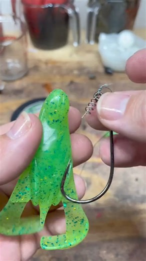 This is how to rig our 4” Killer Toad! 🔥Right now is the perfect time to start throwing this top water toad because bass like to migrate shallower as the water temperature gets hotter. This is because the oxygen content is a lot higher! If you would like to try out this top water, you can find it listed under the “Soft Plastics” tab on our website. #topwater #tipsandtricks #riggingtip #toad #frogfishing #fishing #topwaterfishing #anglers #fishermen #foryou | Gameday Lures