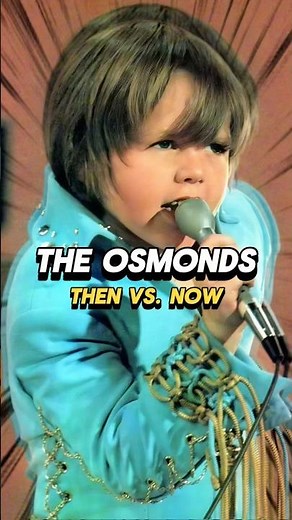 The Osmonds: Then vs. Now! ⭐🎤 #thenandnow #musichistory #musicshorts