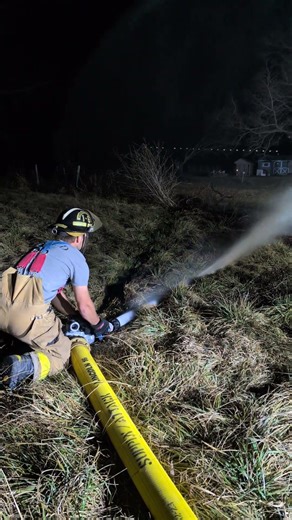 What a massive jet of water looks like from a fire hose #fire #viral #facts #firetruck