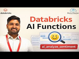 Databricks AI Functions | ai_analyze_sentiment() | Apply Databricks AI Using SQL 🚀 | 1
