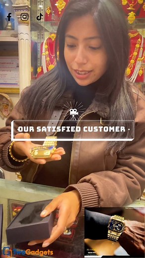 10K reactions · 35 shares | "✨Our satisfied customer ,with our best-selling watch, the perfect gift for her brother's birthday!  We're thrilled to see that she's as happy as can be with the exceptional quality and style that our timepiece brings.拾 . Thanks for trusting us to help make birthdays even more memorable!  #HappyCustomer #BestGiftEver #twogadgets #uniquegifts #valentineday #valentinesgift | Two gadgets | Facebook