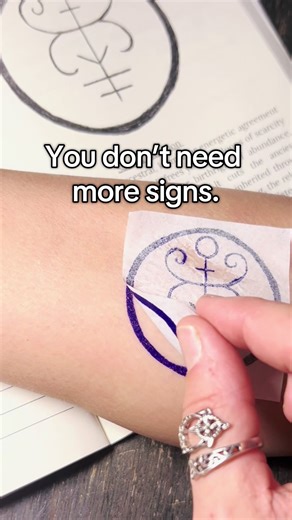 Most people don’t know how to work with symbols safely or intentionally. That’s why I wrote everything down. The explanation is in the book. #sigilmagic #witchtok #booktok #esoteric #spiritualclarity