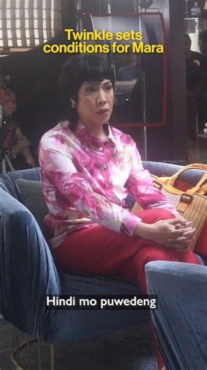 Twinkle sets conditions for Mara | Behind the Scenes | ‘Call Me Mother’ Twinkle (Vice Ganda) agrees to become Mara’s (Nadine Lustre) coach for the Miss Uniworld pageant — under a couple of rules! #ViceGanda #NadineLustre #CallMeMother #reels | ABS-CBN Film Productions Inc. (Star Cinema)