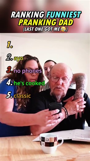 Ranking The FUNNIEST Dad Pranks😂😂
