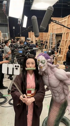 ▶ 귀멸의 칼날 실사화, 영화촬영 현장 | Demon Slayer | 鬼滅の刃 | OP Live Action #ai