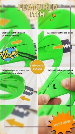 Wrapping Paper Cutter - 3 Pieces - Wrapping Paper Cutter - Wrapping Paper Roll Cutter Aid - Simpl...