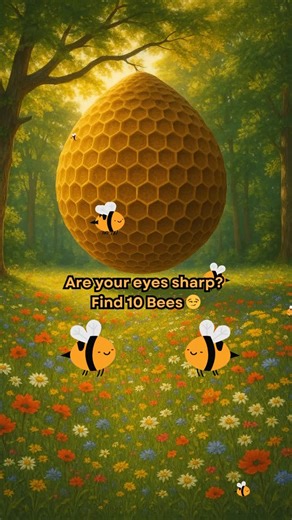 Daily Eye Test on Instagram: "Eye Test 🐝 👀 #visualpuzzle #game #fun #challenge #eyetest"
