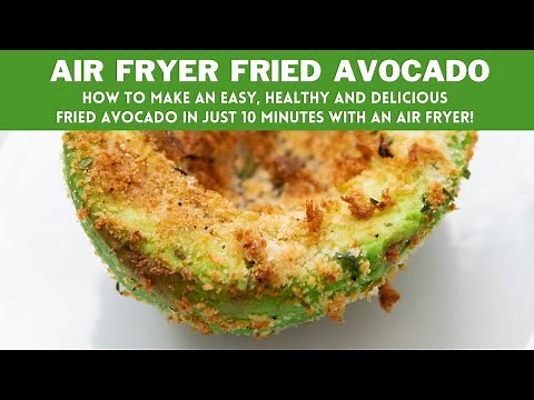 Easy Air Fryer Fried Avocados | 2 Ingredients + Ready in 10 Minutes!