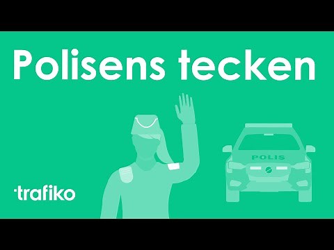 Polisens Tecken: Alla Tecken & Vad de Innebär (Körkortsteori)