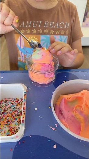 Making an ice cream sundae with Mrs. Bench! 🍦