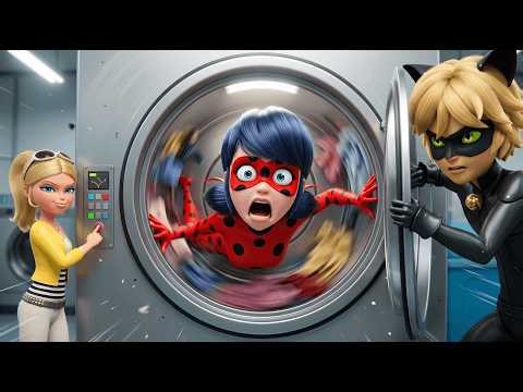 Chloe Turned On The Giant Washing Machine — Ladybug Trapped Inside 😨