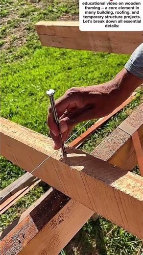 Wooden Framing: Installation & Complete Guide | Educational Video by TimberCraft Studio‎