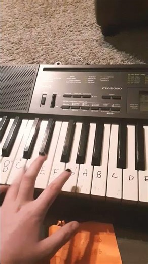 My first keyboard song! #keyboard #babyshark