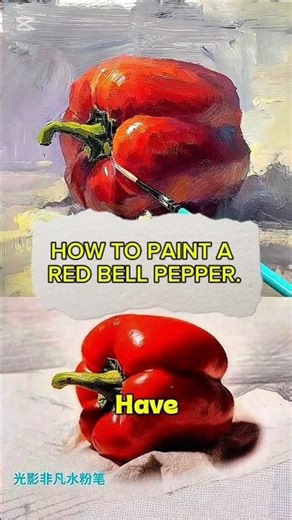 Wet-on-Wet Oil Painting of a Red Pepper || Alla Prima Art