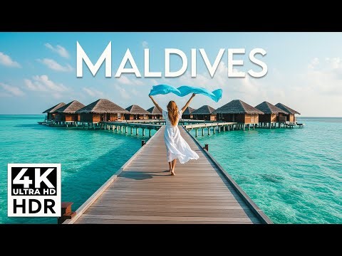 Maldives 4K - Summer Bossa Nova with Ocean Waves for Relax, Work & Study at Home - Relax Music