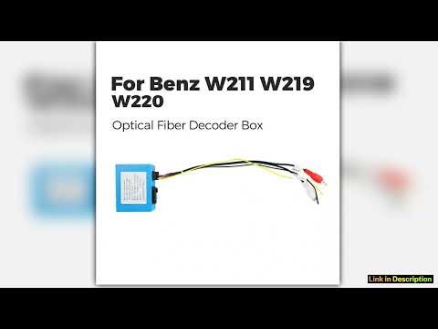 Optical Fiber Decoder BOX for Mercedes Benz W211 W219 W220 W171 CLS SLK Head Unit Sound Output Andr