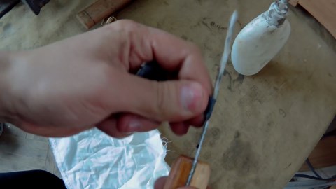 Reviving a Rusty Knife – Restoring Shape, Handle, and Sharpness to Perfection!