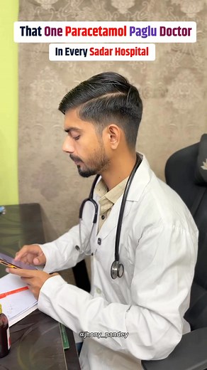 51K views · 827 reactions | That one paracetamol paglu doctor #doctor #doctorlife #patientcare #humor #feelitreelit #viralreels #instagramreels #reelsindia | Jhony Pandey | Facebook
