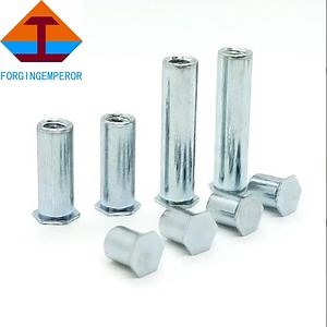 [Hot Item] Galvanized Hexagon Blind Threaded Carbon Steel Blind Hole Pressure Riveted Stud