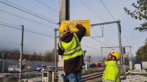 Un obus découvert lors de travaux menés par Infrabel