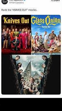 All KNIVES OUT Movies RANKED