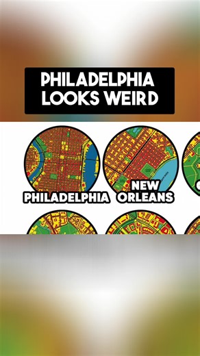 (Video Credit To:Urban Planner Explained) America forgot how to build walkable cities, but Philly remembers. 600k row houses, a massive metro, and 300ft blocks designed by Penn himself! #Philadelphia #city #travel #LearnOnTikTok