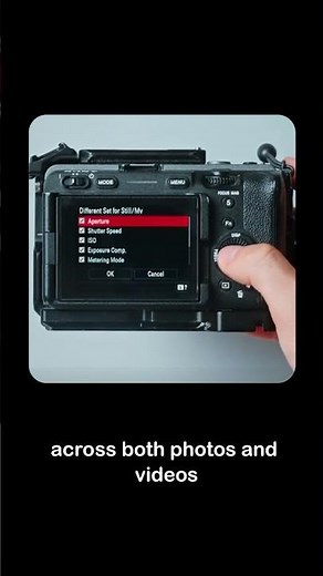 Decide which settings stay the same and which ones change when you switch modes.#shorts