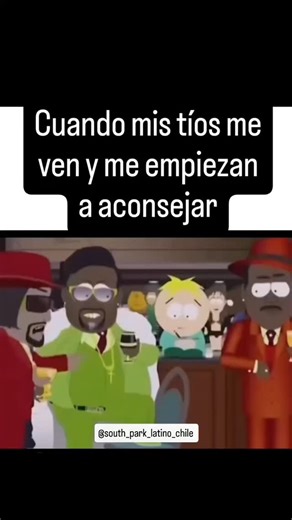 South Park Español Latino on Instagram: "Cuando mis tíos me ven y me empiezan a aconsejar: jajajajajajajajajaja Síguenos para más"