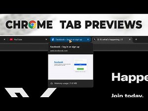 How to Show or Hide Preview Tabs in the Chrome Browser