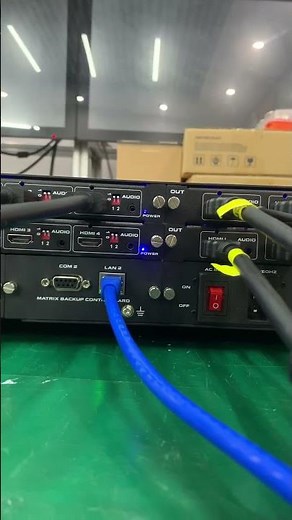 Fed up with tangled signal mixes, laggy switching, or downtime?4K Modular matrix switcher fixes it