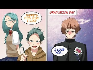 "I love you." "What?" My male best friend confessed at graduation. I couldn't answer... [Manga Dub]