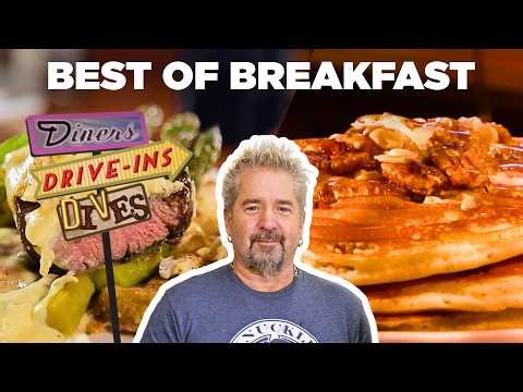 More Top #DDD Breakfast Videos with Guy Fieri 🍳🥞 | Diners, Drive-Ins and Dives | Food Network
