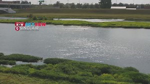 Dayton 24/7 Skyview is giving you a look above the Great Miami River today when water levels are down. Tonight's reading puts the river's height at 23.71 ft. Back in February, the river saw its highest height this year of 32.76 ft. | Dayton 24/7 Now