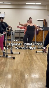 Beginner Ballet Class in NYC this Weds - March 20th ✨ Click Here to secure your spot https://plusmodelmag.hopp.to/momenceBeginner Ballet Class 320 | Plus Model Magazine