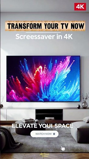 Abstract Art Screensaver for TV in 4K | Relaxing TV Screensave