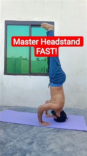 Headstand Tutorial | Learn in 15 Seconds! #shorts #fitness
