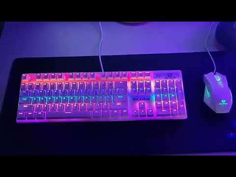 Nexion Gaming Mechanical Keyboard Bundle with Gaming Mouse Testing 2022