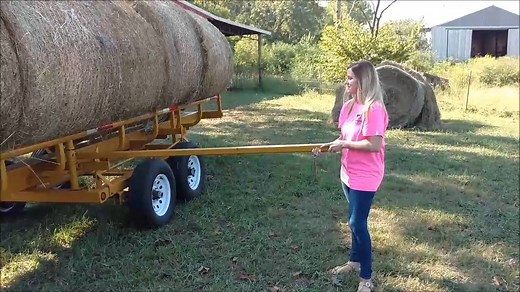 Check out our Self Unloading Hay Hauler demo! Have you ever used one? Feel free to share with your friends. | Topline Trailers