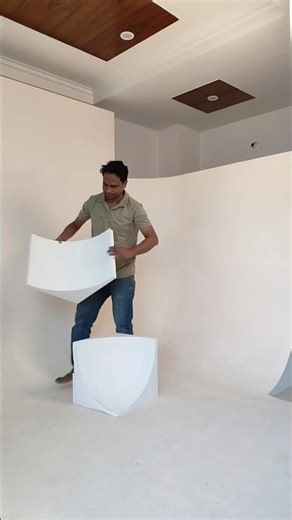 Turn your studio into an endless space 🎥✨Create seamless corners with our Cyclorama Wall!