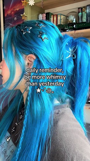 Whimsical Blue Hairstyle Inspiration