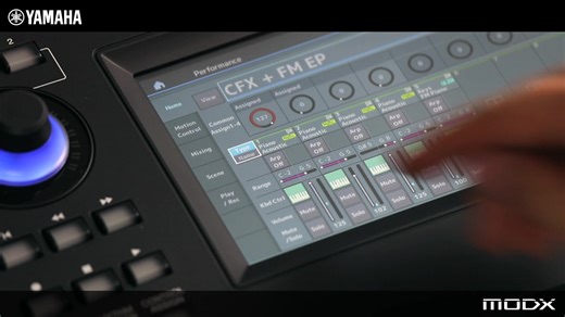 YAMAHA MODX合成器中国官方视频教程：主屏幕概览【第一键盘】