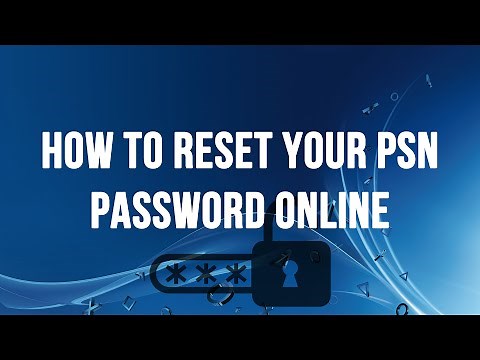 How to Reset Your PSN Password Using a Browser / Forgotten Password