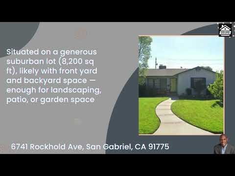 Foreclosure Property- Charming single-story home in San Gabriel California.