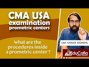 What are the procedures inside a prometric center?