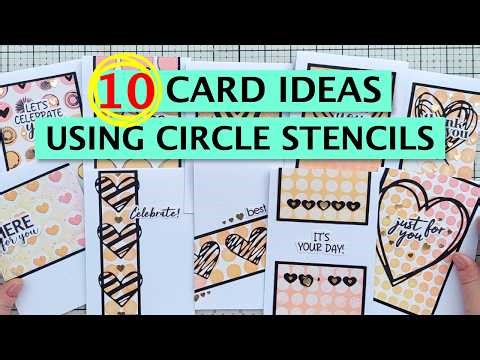 10 Circle Stencil Card Background Ideas for Your Handmade Greetings Cards! [2026/032]