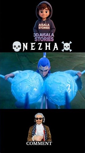 Nezha 🥶 Fight with uncle 💀 #youtubeshorts #edit #shorts