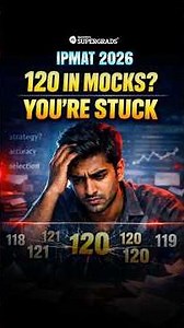 Stuck at 120 in IPMAT Mocks? Here’s How to Improve! 📈 #shorts #ipmat2026