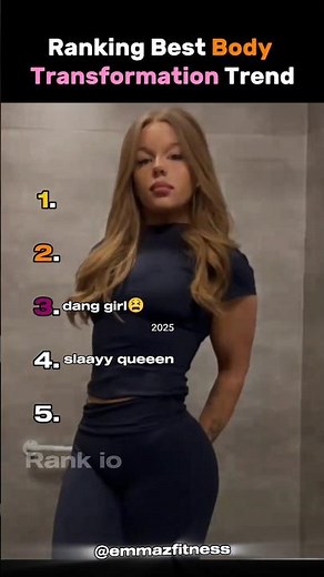 Ranking The Best Body Transformation Trend 🔥