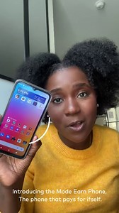 Mode EarnPhone Android Smartphone | The Cell Phone That Pays You | 128 GB Dual Sim | 6.52" HD 13MP Triple Camera | 4000 mAh Battery | Unlocked & Compatible with AT&T, T-Mobile, More ! 2nd Gen