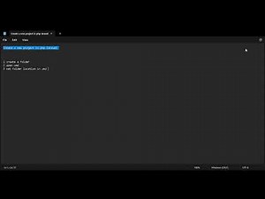 How Create a new project in laravel using cmd